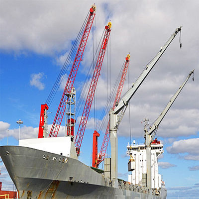 Auge telescópico hidráulico Marine Crane Boat Deck Crane 0,5 ~ 80 toneladas del nudillo