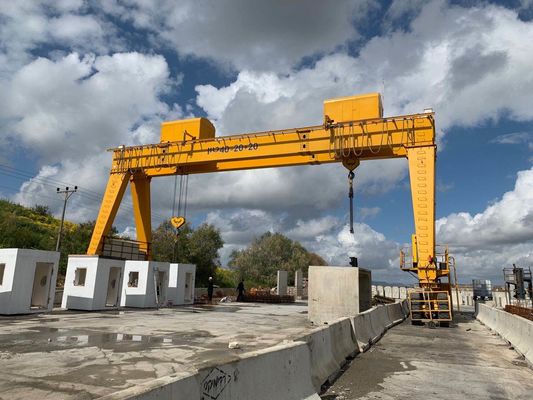 5 - 500 toneladas de capacidad grúas RTG grúas eléctricas de doble viga de caucho grúa de pórtico