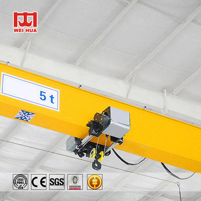 Estilo euro 10 toneladas - 20 Ton Single Girder Overhead Travelling Crane For Garage