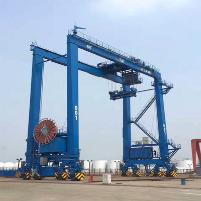 Pórtico porta modificado para requisitos particulares Crane Rubber Tyre A8 30t de Rtg del envase