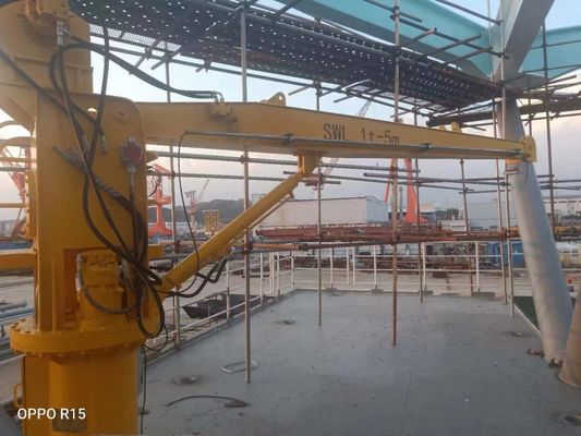 0 ~ 80 matanza de Crane With BV 360° de la cubierta de Ton Hydraulic Stiff Boom Marine