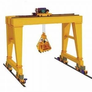 grúa de pórtico industrial 20t con el gancho agarrador