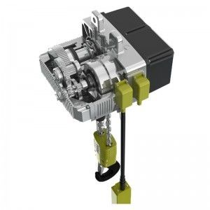 polipasto eléctrico de bloque de cadena del 12m control eléctrico del PLC del polipasto de cadena de 5 toneladas