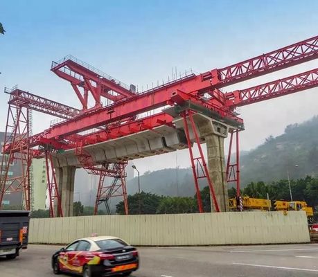 Máquina de lanzamiento de la viga del puente de la grúa 600T del lanzador del haz completo de la erección del CE