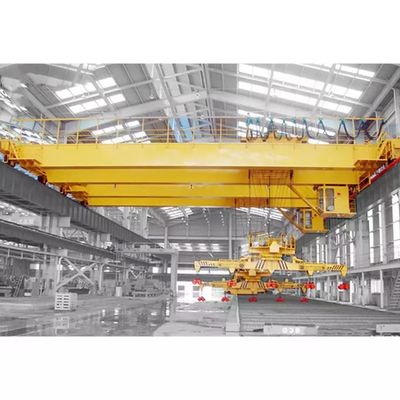 Grúa de arriba magnética del PLC grúa de puente de 30 toneladas teledirigida con las hondas
