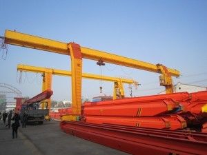 Grúa de pórtico resistente del haz de la grúa de pórtico del modelo de WEIHUA 5~32Ton Mh sola