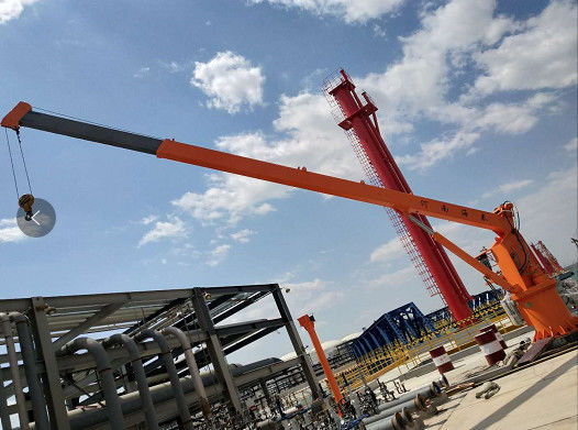 1 - grúa eléctrica de la cubierta del yate de 30T Marine Knuckle Boom Crane Q235B