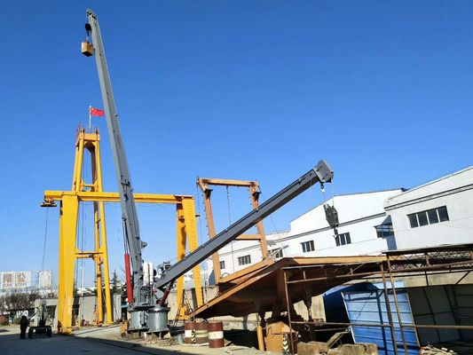 Grúa de Q235B Marine Deck Crane Fixed Boom radio de trabajo de 3 - de los 30m