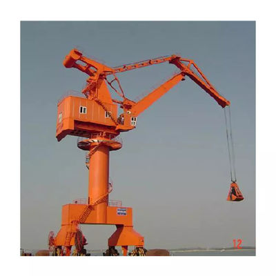 Tipo de vínculo cuatro auge porta de Crane Portal Slewing Crane 25t los 45m del puerto móvil
