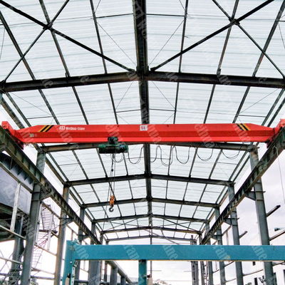 Alta seguridad de 2ton 5ton de puente de arriba del palmo industrial de la grúa los 7.5~25.5m