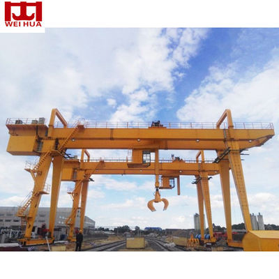 Tipo modificado para requisitos particulares viga Goliath Gantry Crane 20 Ton With Grab de MZ del doble