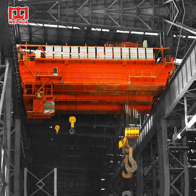 Bastidor 50 Ton Bridge Crane Double Girder 5t~320t metalúrgico de la fundición