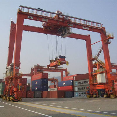 Grúa de pórtico del controlador del envase de RTG A8 50 toneladas